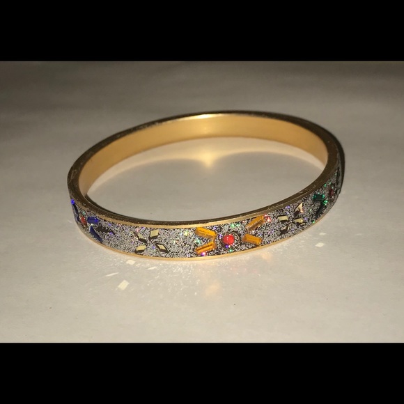 Gold Plated Bangle Bracelet - Picture 4 of 5
